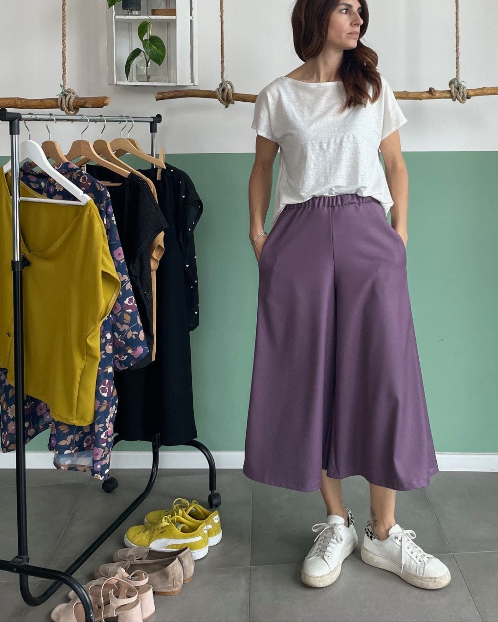 Pantaloni Maya Viola