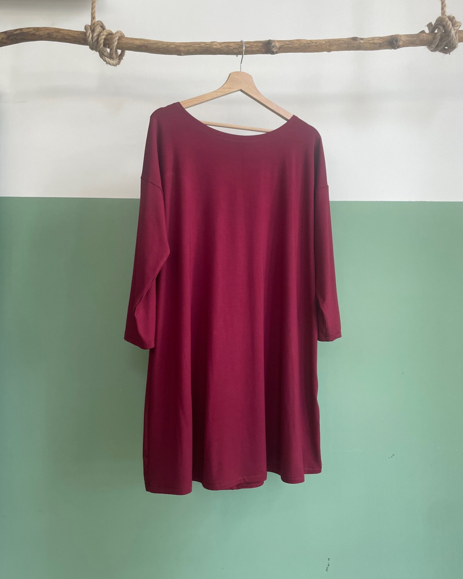 Bamboo Dress manica lunga