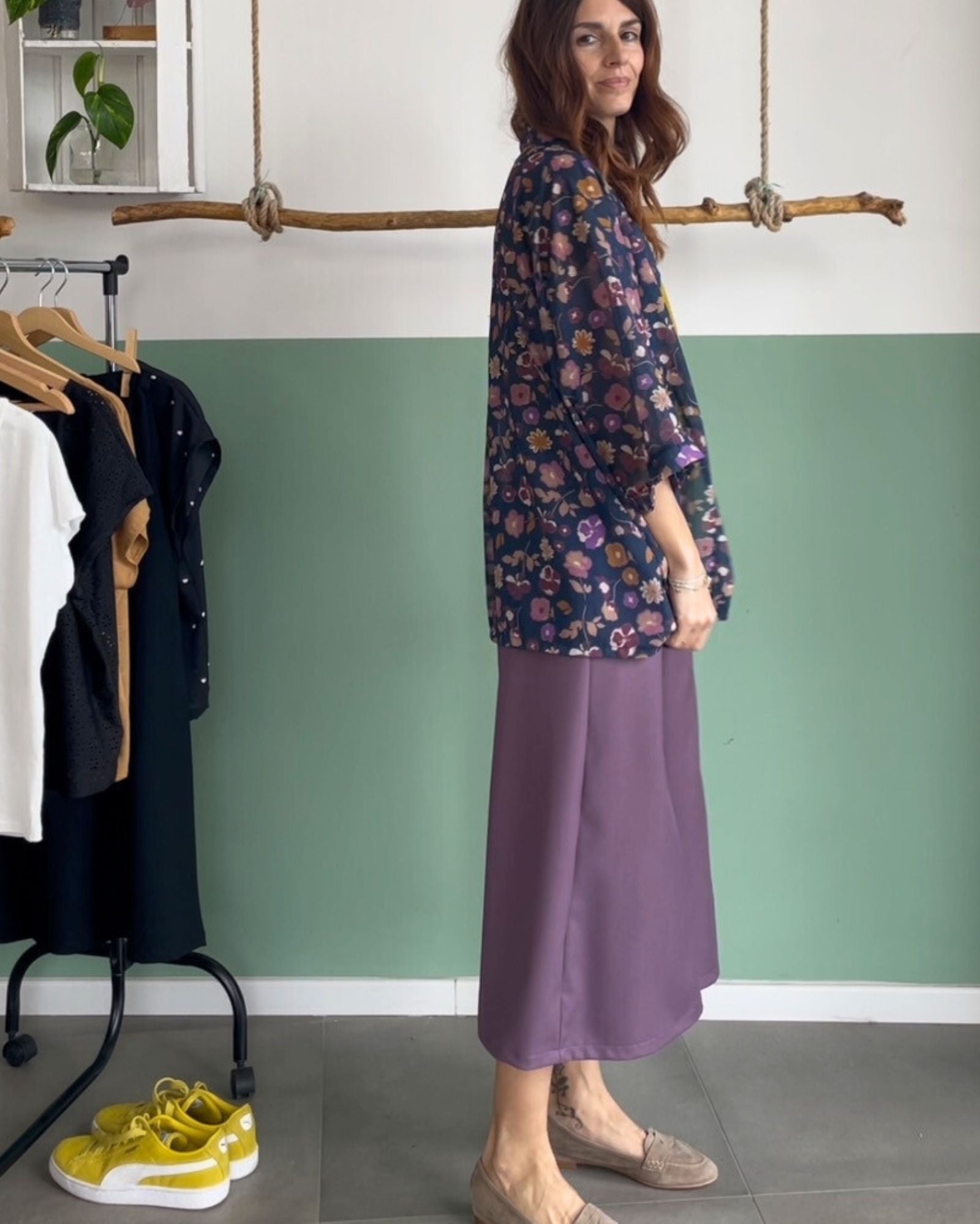 Pantaloni Maya Viola