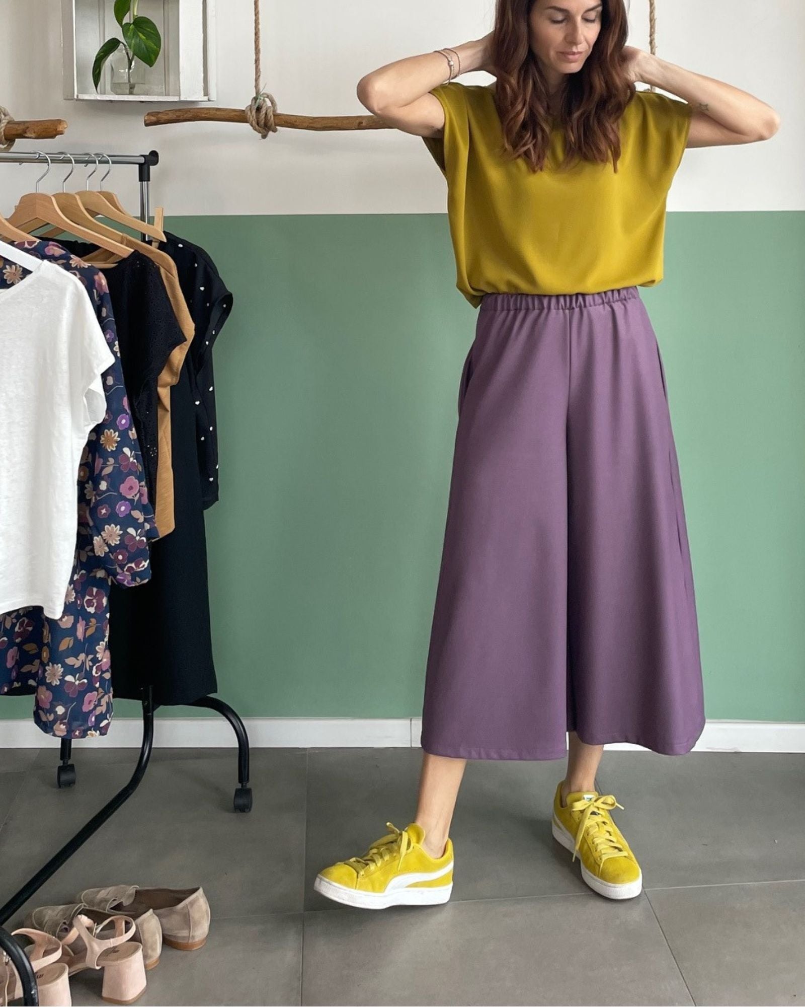 Pantaloni Maya Viola